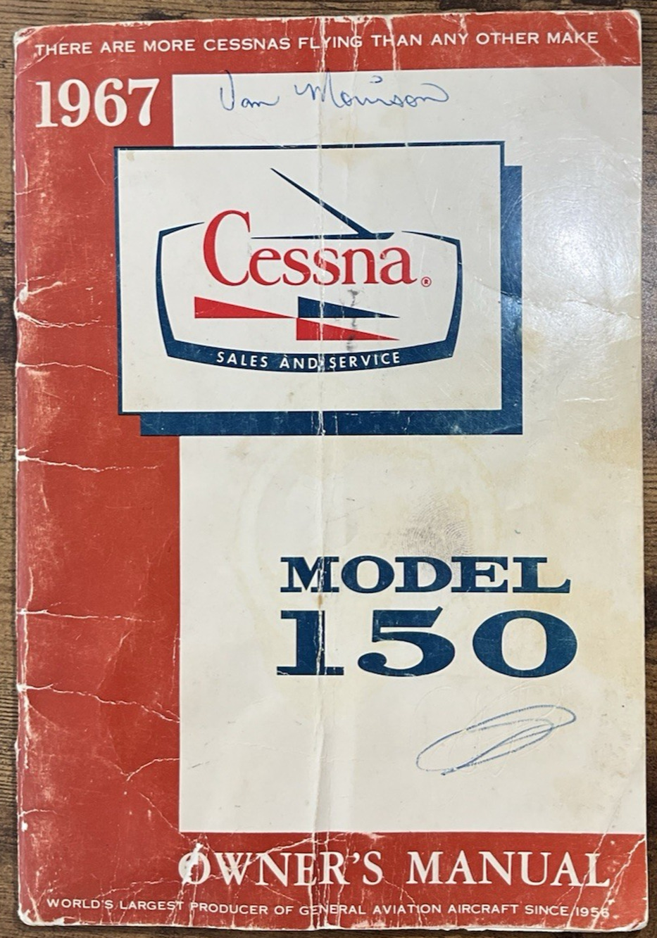 1967 Cessna Sales and Service Owner's Manual Model 150 - Complete
